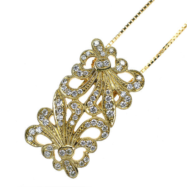 K18YG ダイヤモンド ペンダントネックレス 0.50ct