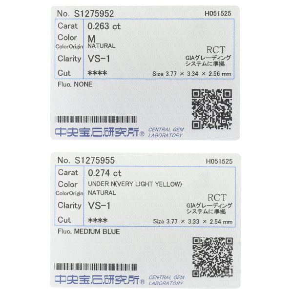新品 K18YG プリンセスカット ダイヤモンド ピアス 0.537ct VLY/M VS1【エスコレ】