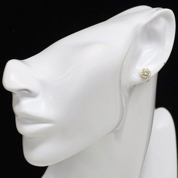 新品 K18YG ダイヤモンド ピアス 0.739ct VLY VS1/VS2 EXHC D0.24ct【エスコレ】