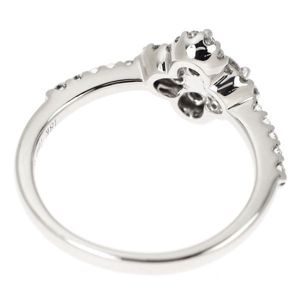 K18WG ダイヤモンド リング 1.00ct フラワー