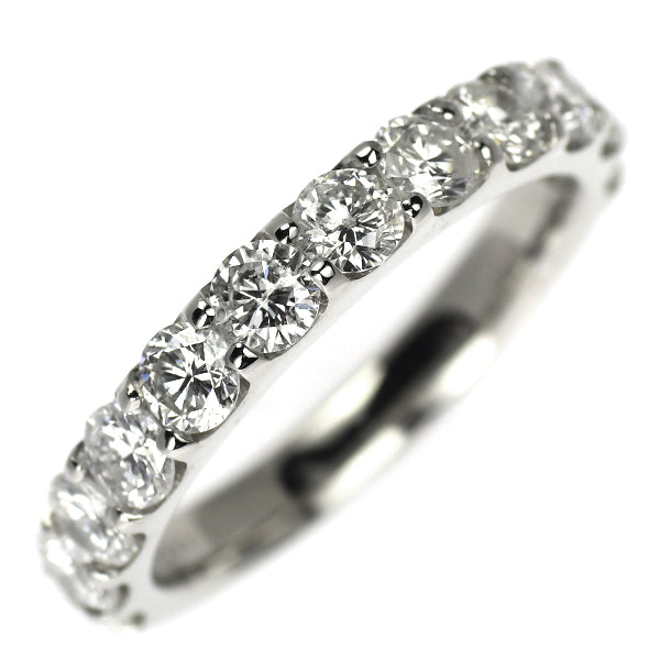 新品 Pt900 ダイヤモンド リング 1.506ct E-H I1 VG-G ハーフエタニティ