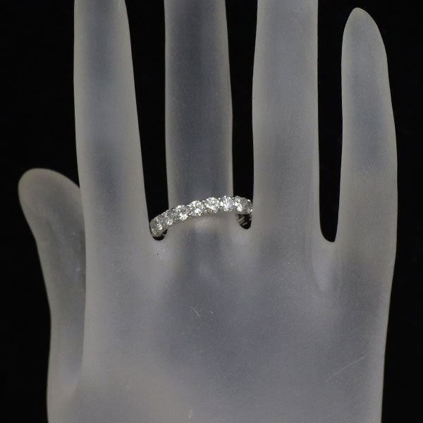 新品 Pt900 ダイヤモンド リング 1.563ct E-H SI1-2 VG-G ソ12枚 ハーフエタニティ