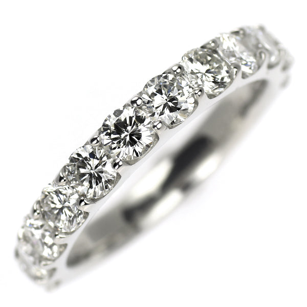 新品 Pt900 ダイヤモンド リング 1.563ct E-H SI1-2 VG-G ソ12枚 ハーフエタニティ