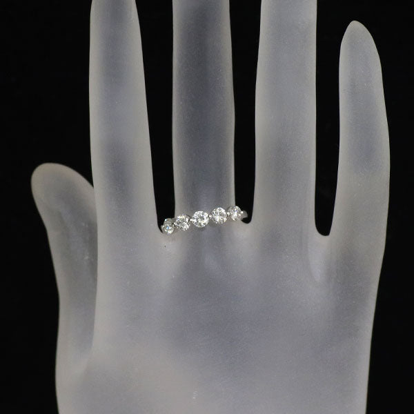 新品 Pt900 ダイヤモンド リング 0.750ct I-J VS1-2 VG-G 一文字