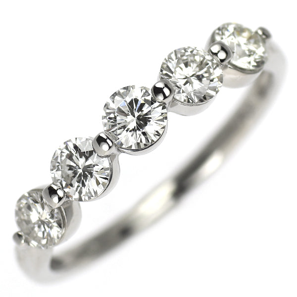 新品 Pt900 ダイヤモンド リング 0.750ct I-J VS1-2 VG-G 一文字
