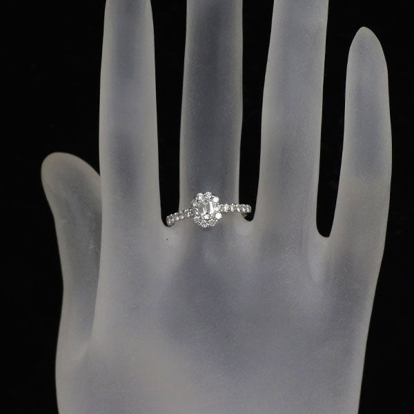新品 Pt900 クリスカット ダイヤモンド リング 0.350ct H SI1 D0.38ct
