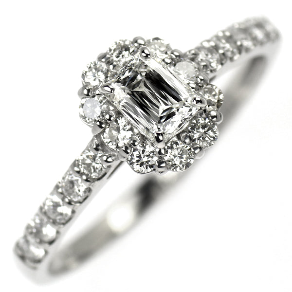 新品 Pt900 クリスカット ダイヤモンド リング 0.350ct H SI1 D0.38ct