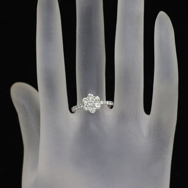 新品 Pt900 ダイヤモンド リング 0.134ct F I1 3EXHC D0.76ct