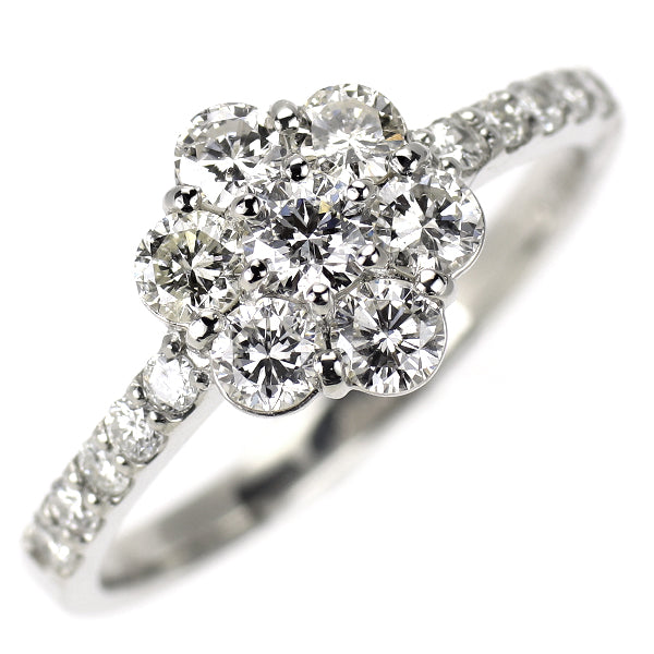 新品 Pt900 ダイヤモンド リング 0.134ct F I1 3EXHC D0.76ct
