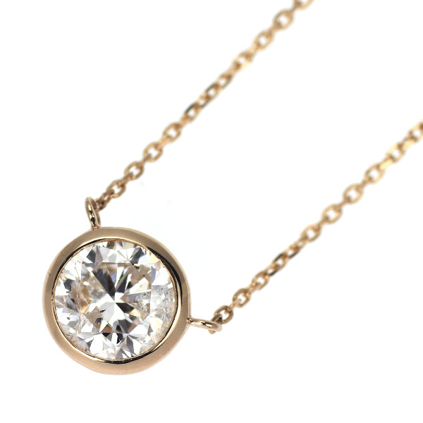 新品 K18PG 天然ピンクダイヤモンド ペンダントネックレス 1.017ct FP（Faint Pink） I1