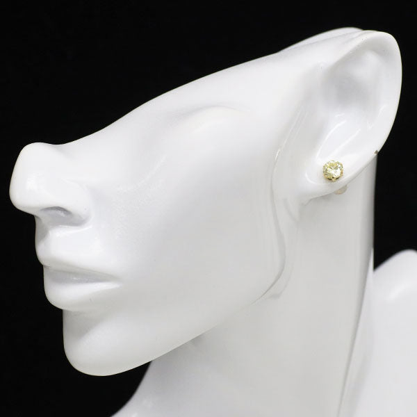 新品 K18YG ダイヤモンド ピアス 2.054ct LY I1-2 VG/G