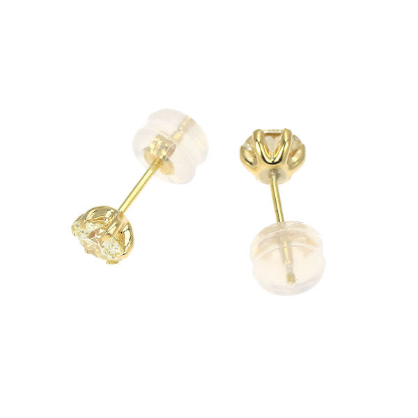 新品 K18YG ダイヤモンド ピアス 0.670ct VLY/L VS1-2 EXHC/EX
