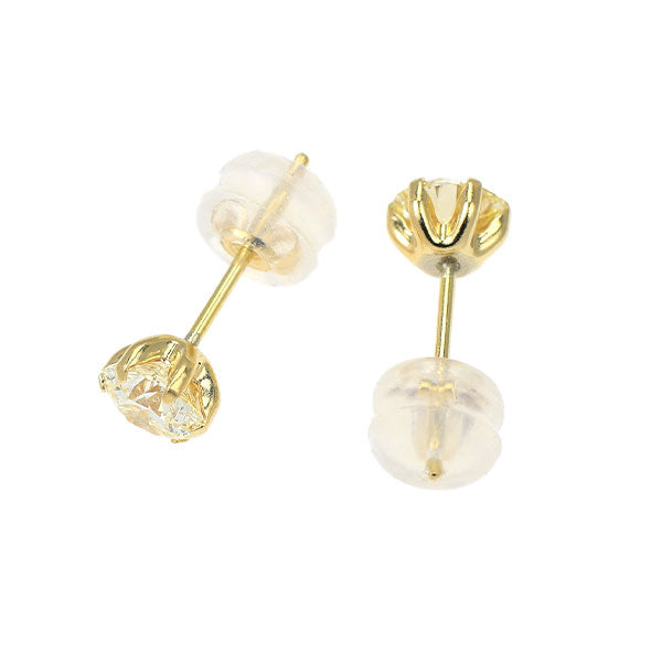 新品 K18YG ダイヤモンド ピアス 0.770ct VLY/M VS2 3EX/EXHC