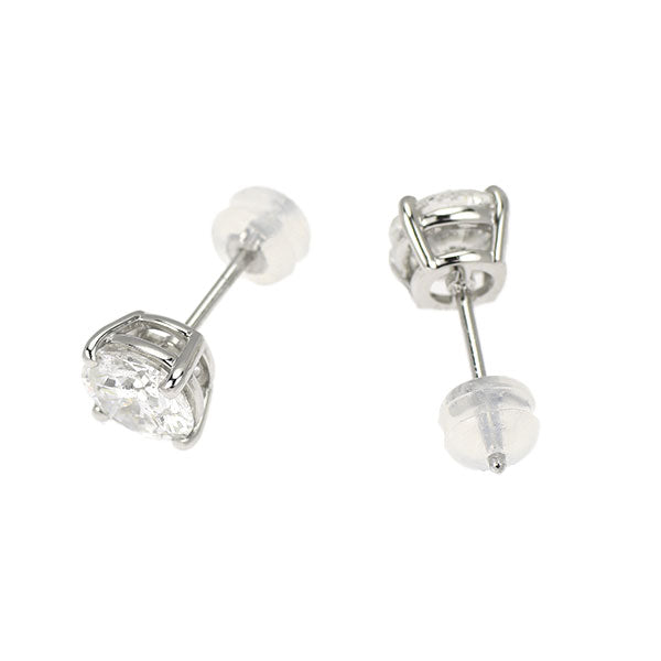 新品 Pt900 ダイヤモンド ピアス 2.285ct F/G I1 VG/G