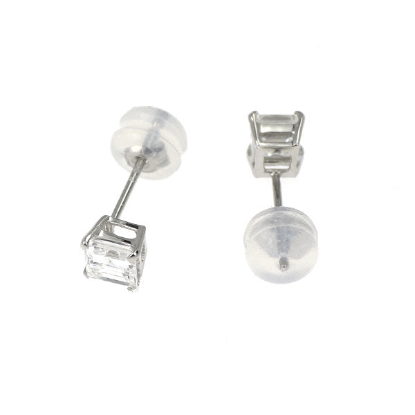 新品 Pt900 カレカット ダイヤモンド ピアス 0.652ct E/F VS1