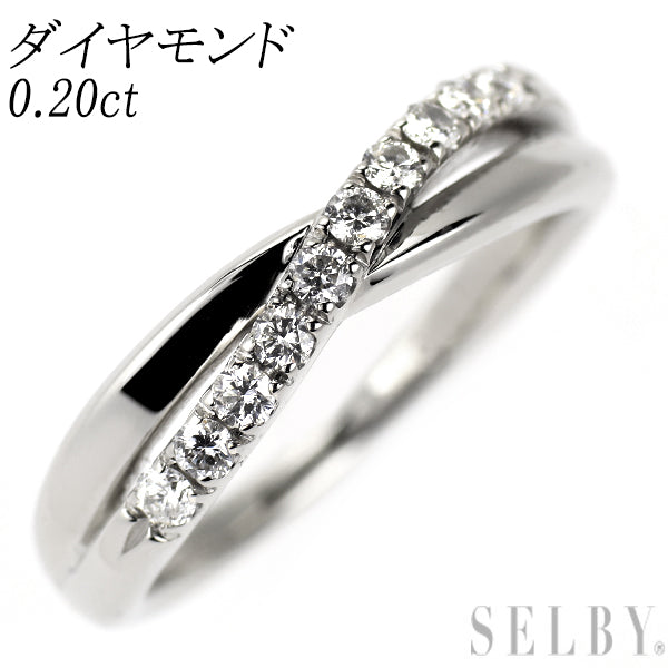 Pt950 ダイヤモンド リング 0.20ct