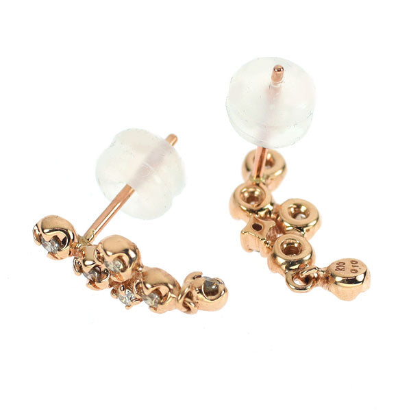 K10PG ダイヤモンド ピアス 0.20ct