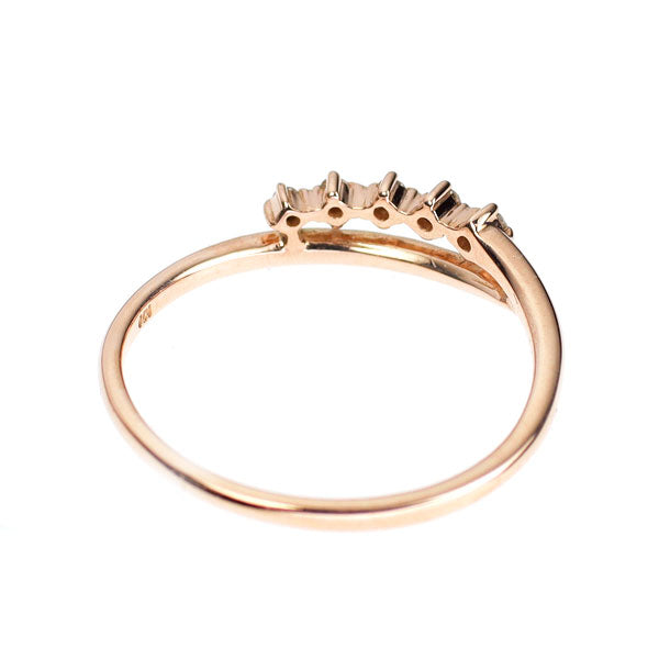 K10PG ダイヤモンド リング 0.03ct