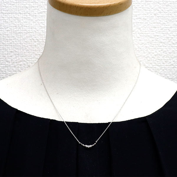 ADA K10WG ダイヤモンド ペンダントネックレス 0.07ct