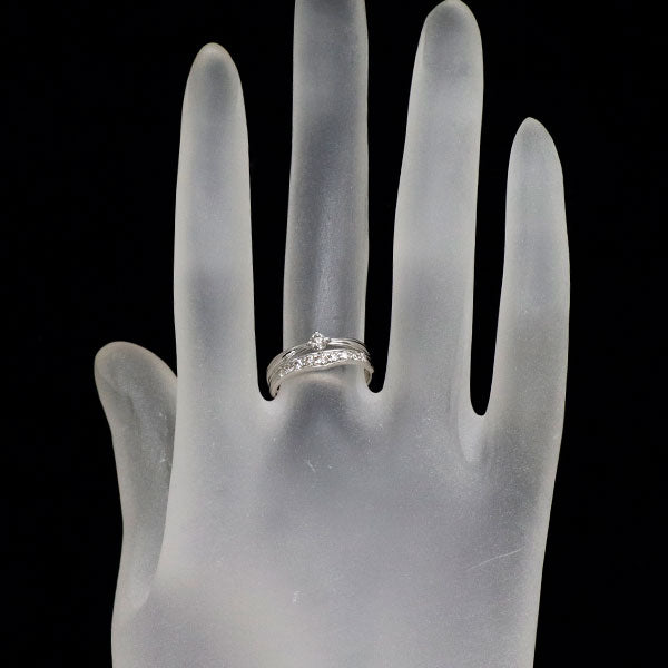 K18WG ダイヤモンド リング 0.30ct