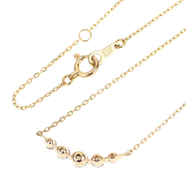 K18YG ダイヤモンド ペンダントネックレス 0.30ct