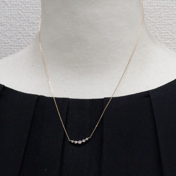 K18YG ダイヤモンド ペンダントネックレス 0.30ct — セルビー