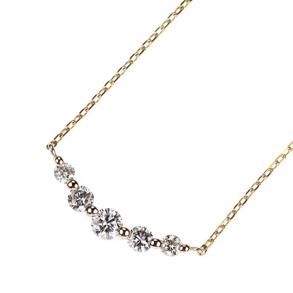 K18YG ダイヤモンド ペンダントネックレス 0.30ct