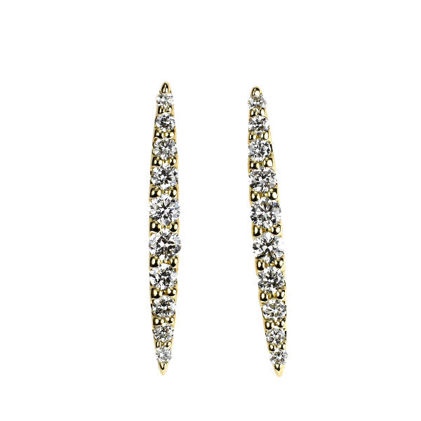 K18YG ダイヤモンド ピアス 0.40ct