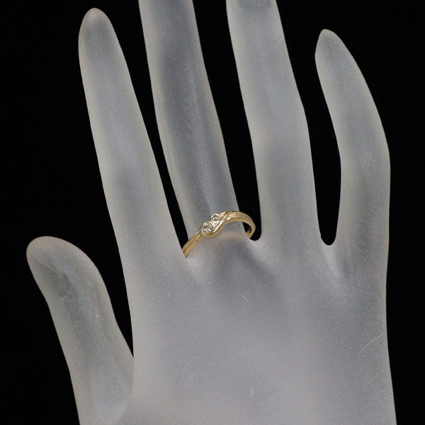 K18YG ダイヤモンド リング 0.09ct