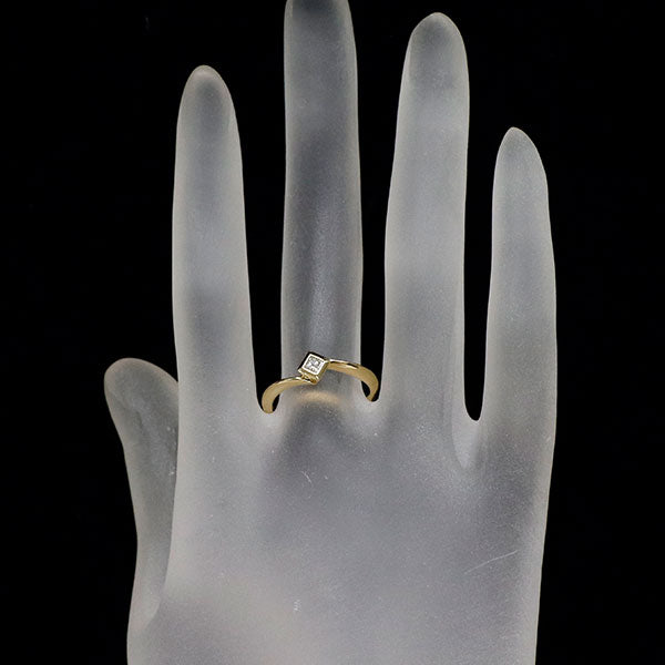 K18YG ダイヤモンド リング 0.11ct