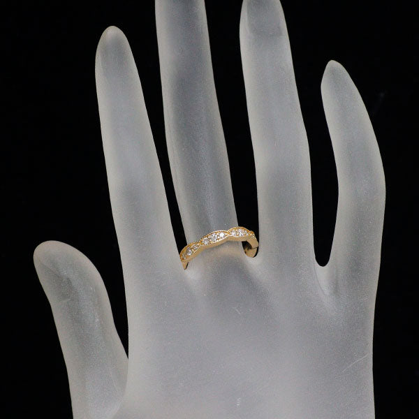 K18YG ダイヤモンド リング 0.50ct セミエタニティ