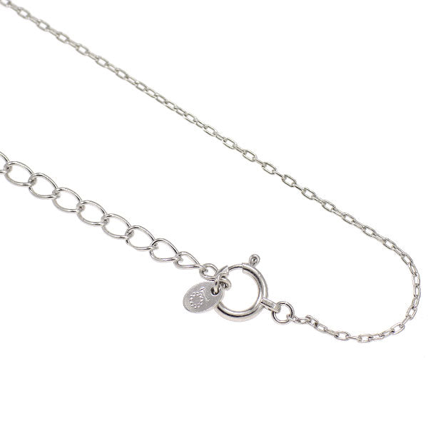 K18WG ダイヤモンド ステーション ネックレス 0.30ct
