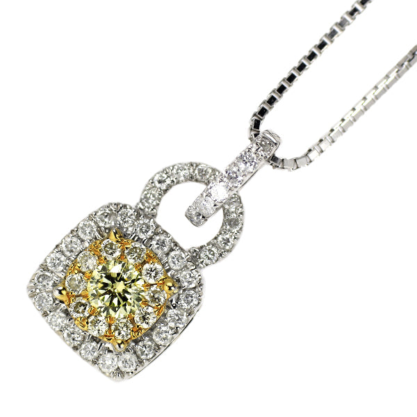 K18YG/WG ダイヤモンド ペンダントネックレス 0.35ct — セルビー