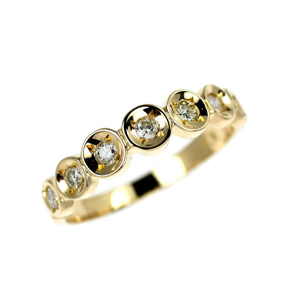 K18YG ダイヤモンド リング 0.13ct ピンキー