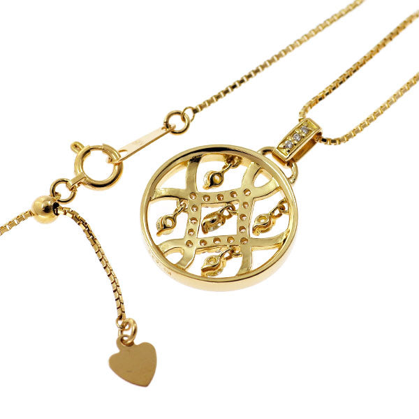 K18YG ダイヤモンド ペンダントネックレス 0.30ct
