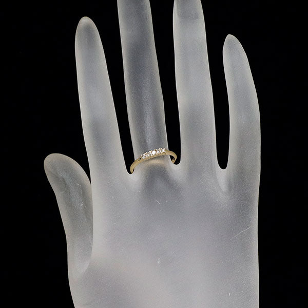 K18YG ダイヤモンド リング 0.13ct