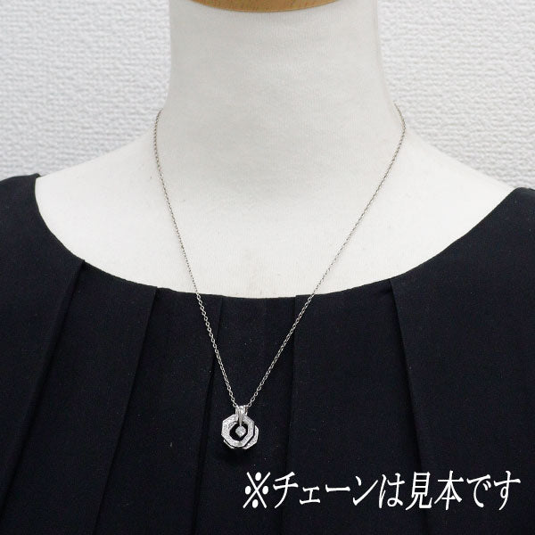 Pt900 ダイヤモンド ペンダントトップ 0.303ct D0.28ct 2個セット