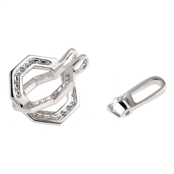 Pt900 ダイヤモンド ペンダントトップ 0.303ct D0.28ct 2個セット