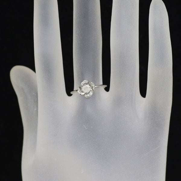 Pt900 ダイヤモンド リング 0.24ct