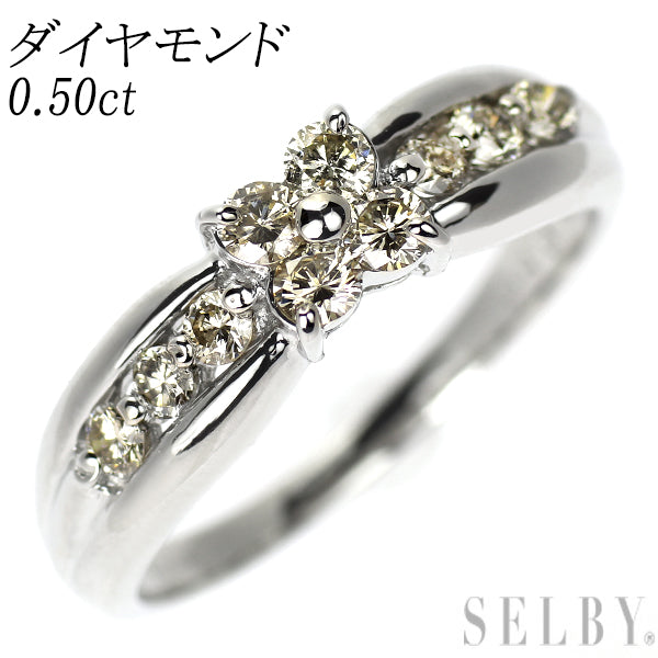 Pt900 ダイヤモンド リング 0.50ct