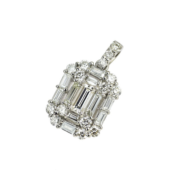 Pt900 ダイヤモンド ペンダントトップ 0.50ct