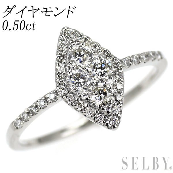 Pt900 ダイヤモンド リング 0.50ct