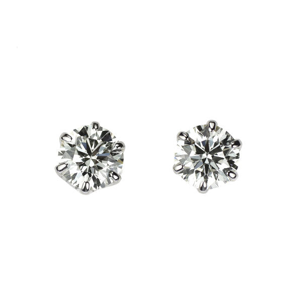 Pt900 ダイヤモンド ピアス 0.526ct
