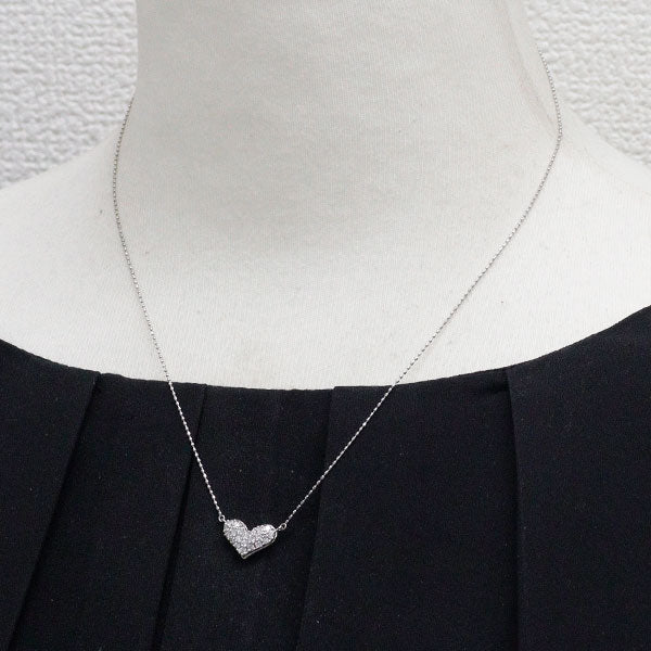 Pt900/Pt850 ダイヤモンド ペンダントネックレス 0.30ct  ハート