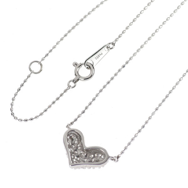Pt900/Pt850 ダイヤモンド ペンダントネックレス 0.30ct  ハート