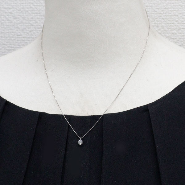 Pt900/ Pt850 ダイヤモンド ペンダントネックレス 0.321ct