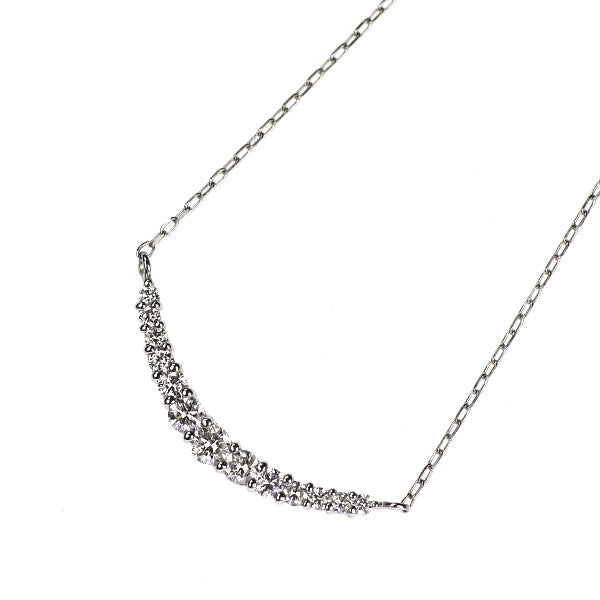 Pt950/ Pt850 ダイヤモンド ペンダントネックレス 0.20ct