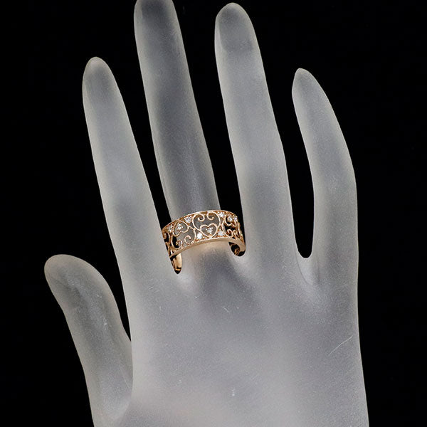K18PG ダイヤモンド リング 0.15ct