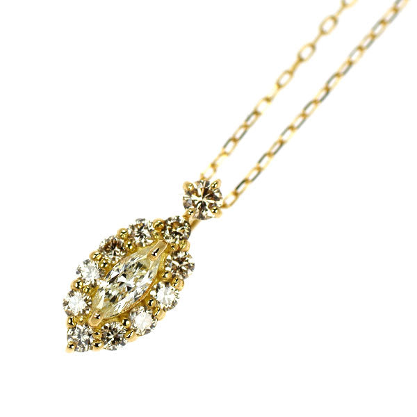 K18YG ダイヤモンド ペンダントネックレス 0.20ct