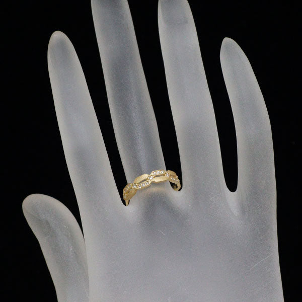 K18YG ダイヤモンド リング 0.12ct